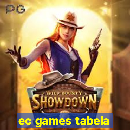 ec games tabela